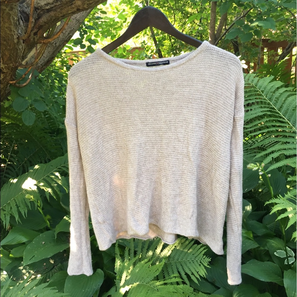brandy melville sweater 🌱